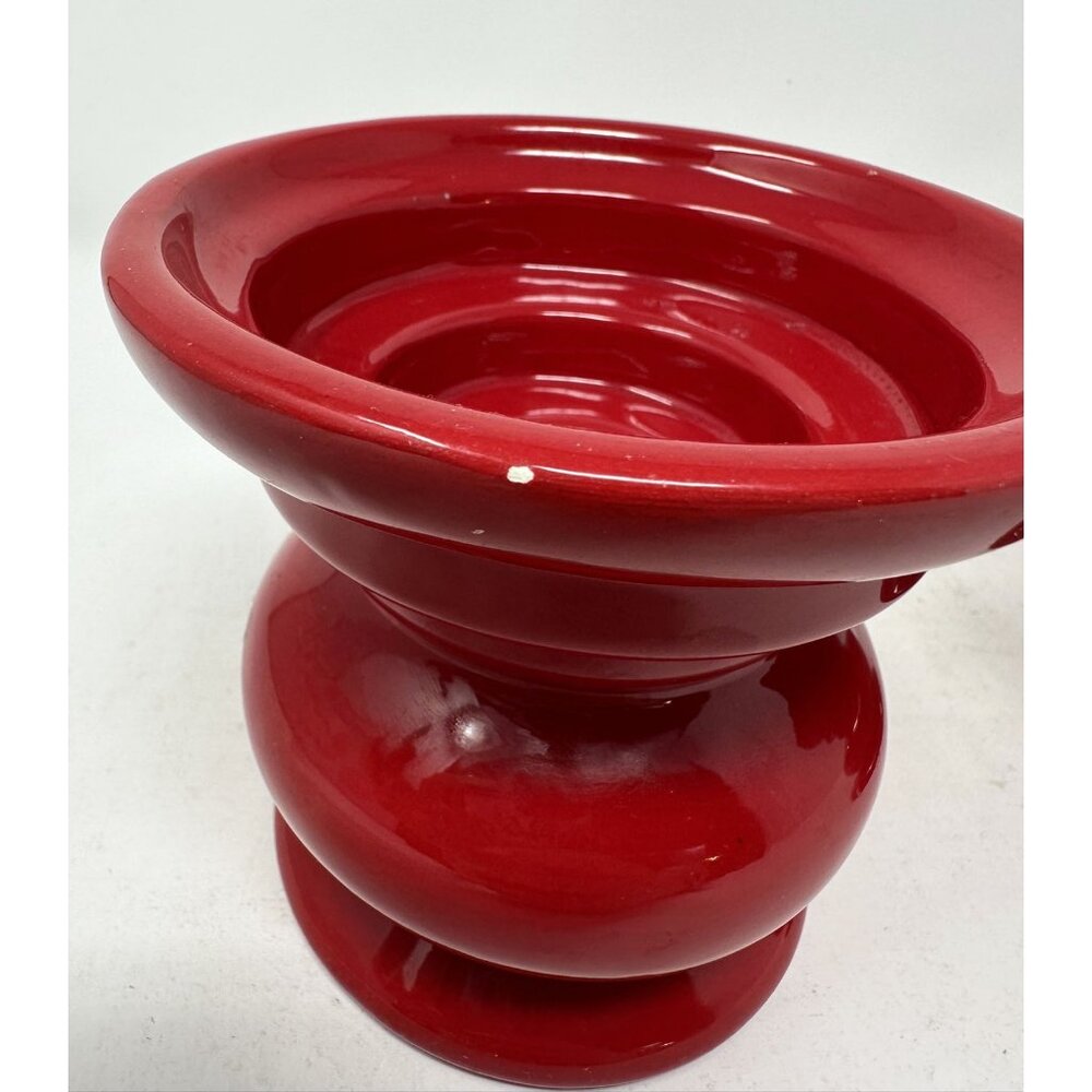 Vtg 1970s LAWRENCE PEABODY for HAEGER CANDLE HOLDERS #3078 PIMENTO Mix and Match - Picture 10 of 12